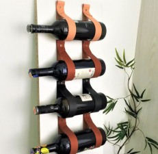 Underkini Leather Strap Wine Rack