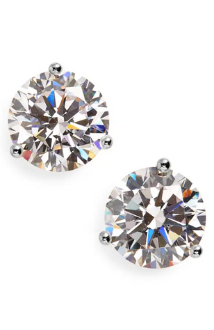 Nordstrom 4ct tw Cubic Zirconia Earrings