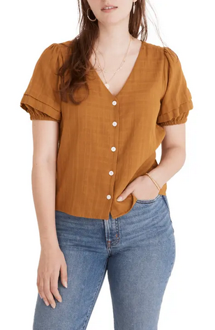 Madewell Pembroke Cotton Top