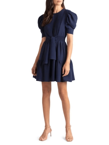 Carey Puff-Sleeve Minidress