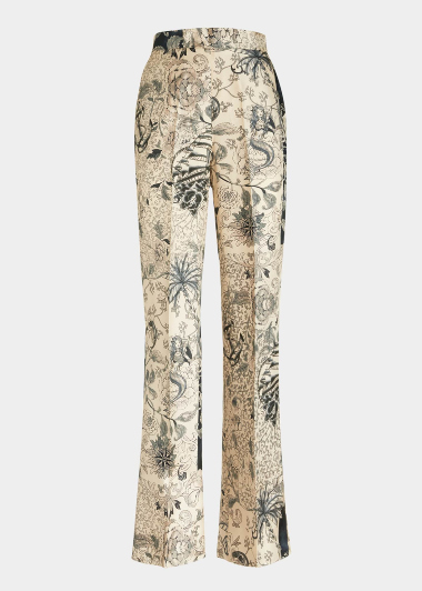 Etro Floral-Print Silk Straight-Leg Pants  $1,480