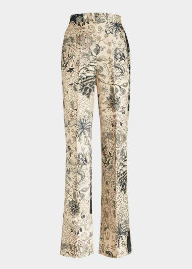 Etro Floral-Print Silk Straight-Leg Pants $1,480