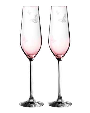 Miranda Kerr Champagne Flutes, Set of 2  $55