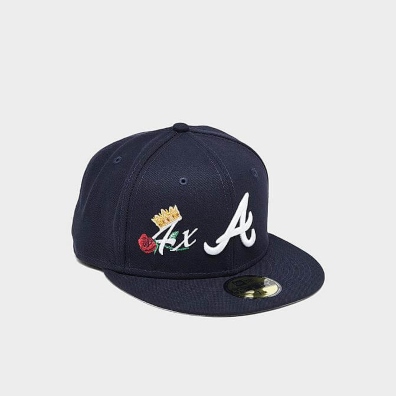NEW ERA ATLANTA BRAVES MLB CROWN CHAMPS 59FIFTY FITTED HAT