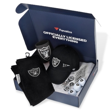 Las Vegas Raiders Fanatics Pack Golf-Themed Gift Box - $105+ Value $79.99