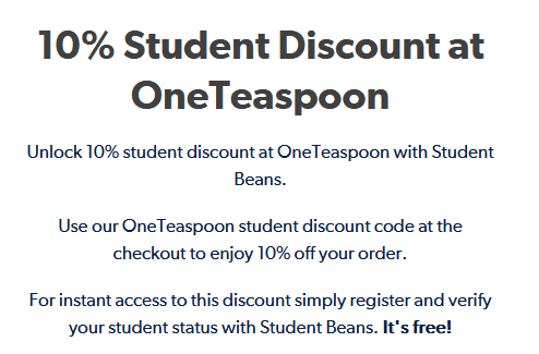 Student Discount