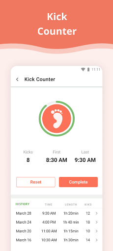 Pregnancy App screenshot