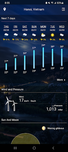Weather Real-time Forecast screenshot