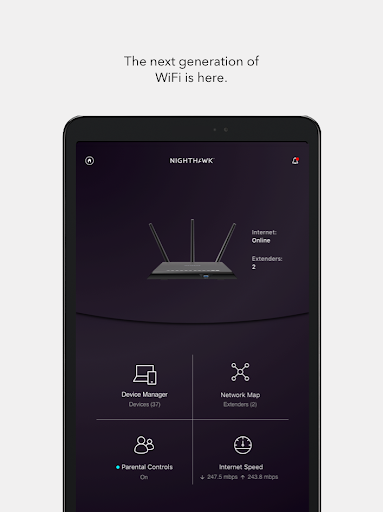 NETGEAR Nighthawk WiFi Router screenshot