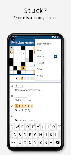 Acrostic Crossword Puzzles screenshot