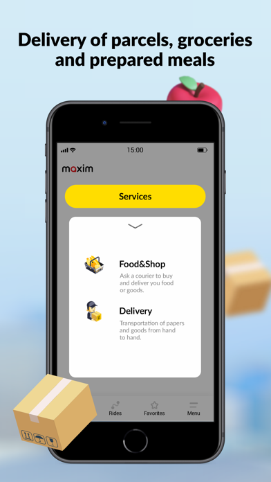 maxim — order a taxi & food screenshot