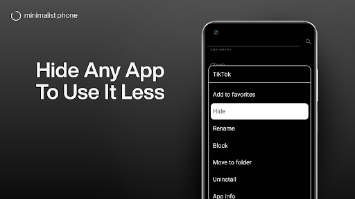 minimalist phone: Launcher screenshot