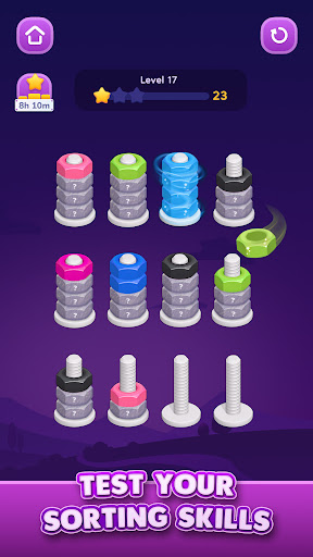 Nut Sort: Color Sorting Game screenshot