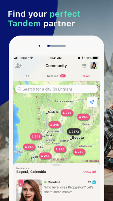 Tandem: Language exchange