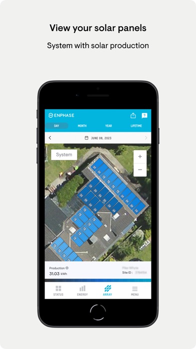 Enphase Enlighten screenshot