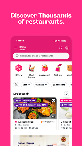 foodpanda: food & groceries screenshot