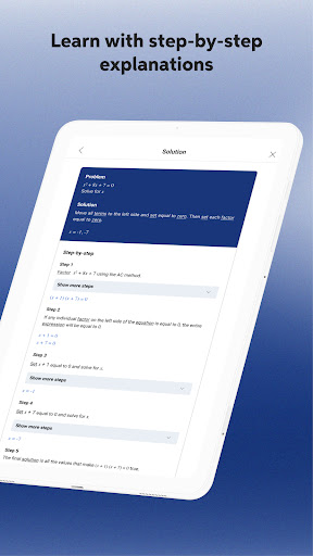 Mathway: Scan & Solve Problems screenshot