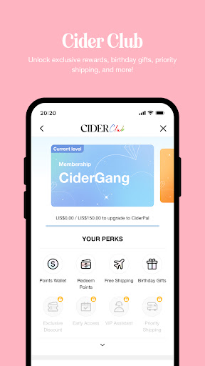 CIDER - Clothing & Fashion screenshot