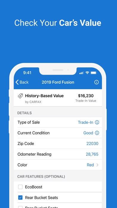 CARFAX Car Care App screenshot