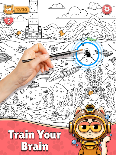 Find The Cat - Spot It! screenshot