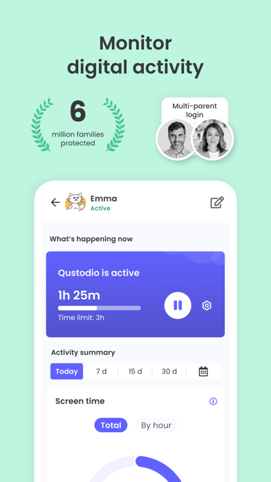 Qustodio Parental Control App screenshot