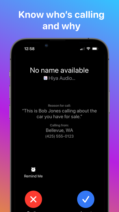 Hiya: Spam Blocker & Caller ID screenshot
