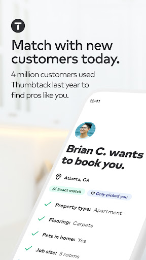 Thumbtack for Professionals screenshot