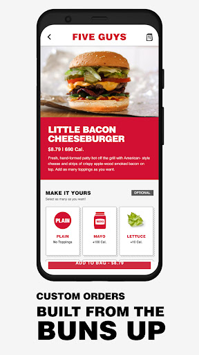 Five Guys Burgers & Fries screenshot
