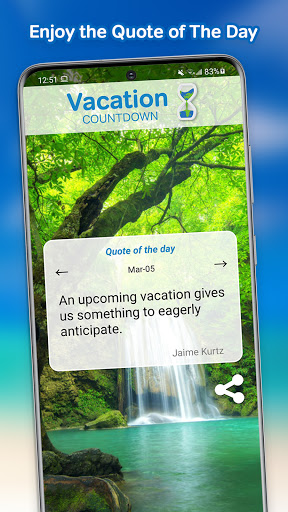 Vacation Countdown App screenshot