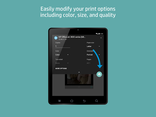 HP Print Service Plugin screenshot