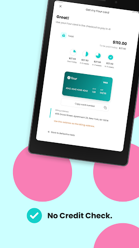 Four | Buy Now, Pay Later screenshot