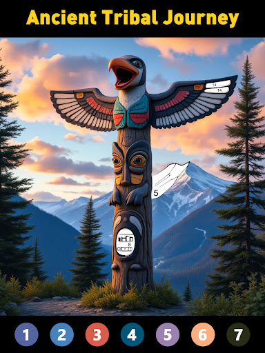 Tribal Art Coloring Book screenshot