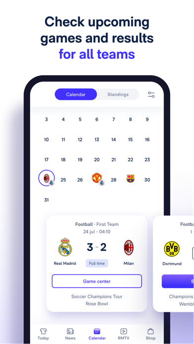 Real Madrid screenshot