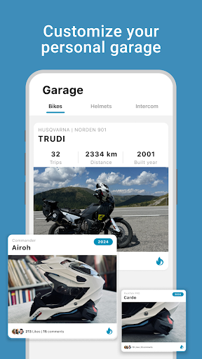 RISER - the motorcycle app screenshot