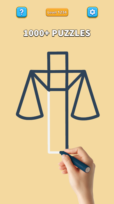 One Line: Drawing Puzzle Game screenshot