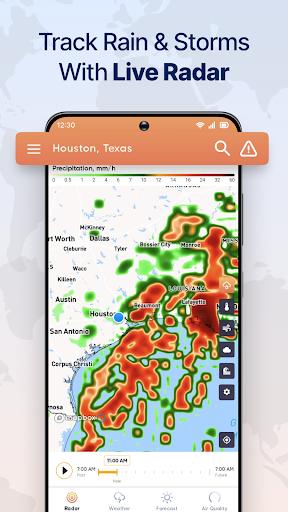 Live Weather Radar Launcher screenshot