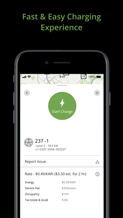 Blink Charging Mobile App screenshot