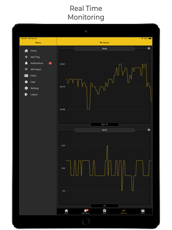 Ting Sensor screenshot