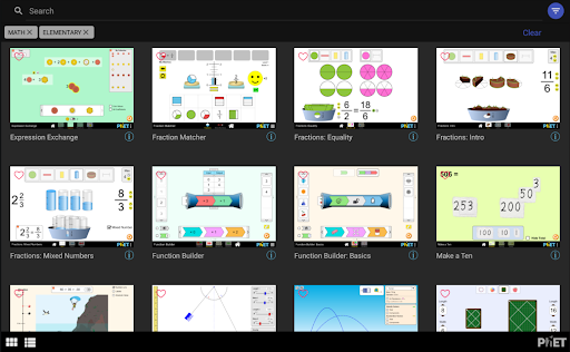 PhET Simulations screenshot