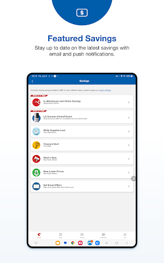 Costco Wholesale screenshot