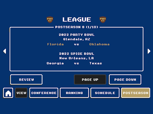 Retro Bowl College screenshot
