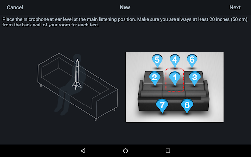 Audyssey MultEQ Editor app screenshot