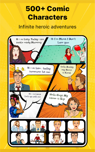 Cartoon Comic Strip Maker screenshot