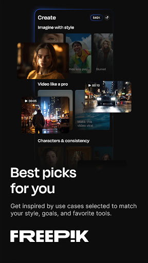 Freepik: Design & edit with AI screenshot
