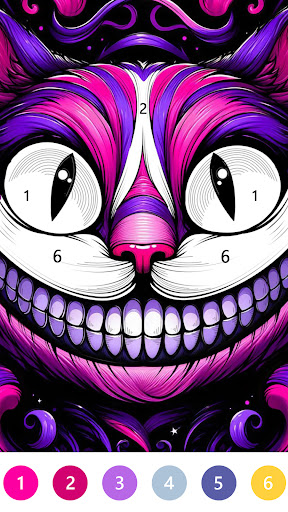 Macabre Color Paint By Number screenshot