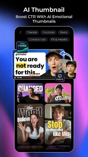 Vmake AI Captions screenshot