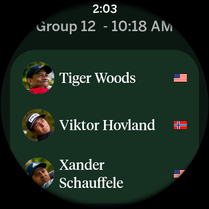 The Masters Golf Tournament screenshot