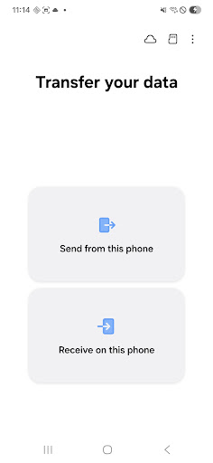 Samsung Smart Switch Mobile screenshot