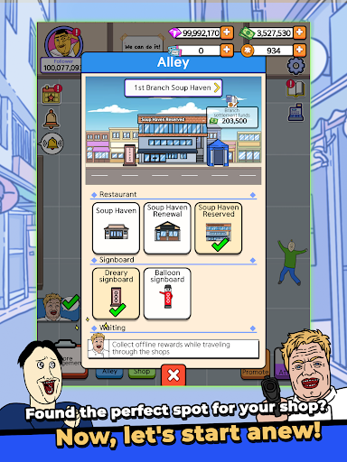 Alley Restaurant Tycoon screenshot
