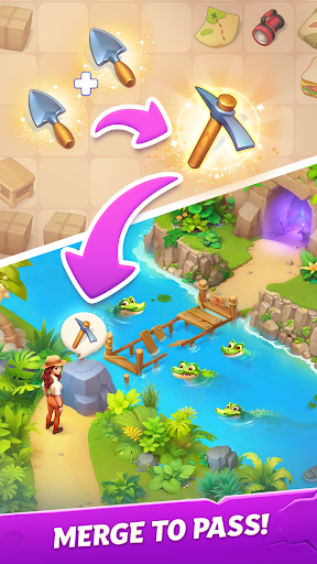 Merge Adventure: Travel Games screenshot